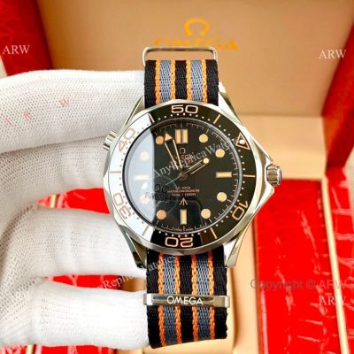 New Arrival!! Omega Seamaster No Time To Die Watch Nato Strap-High Quality Omega Replica Watches